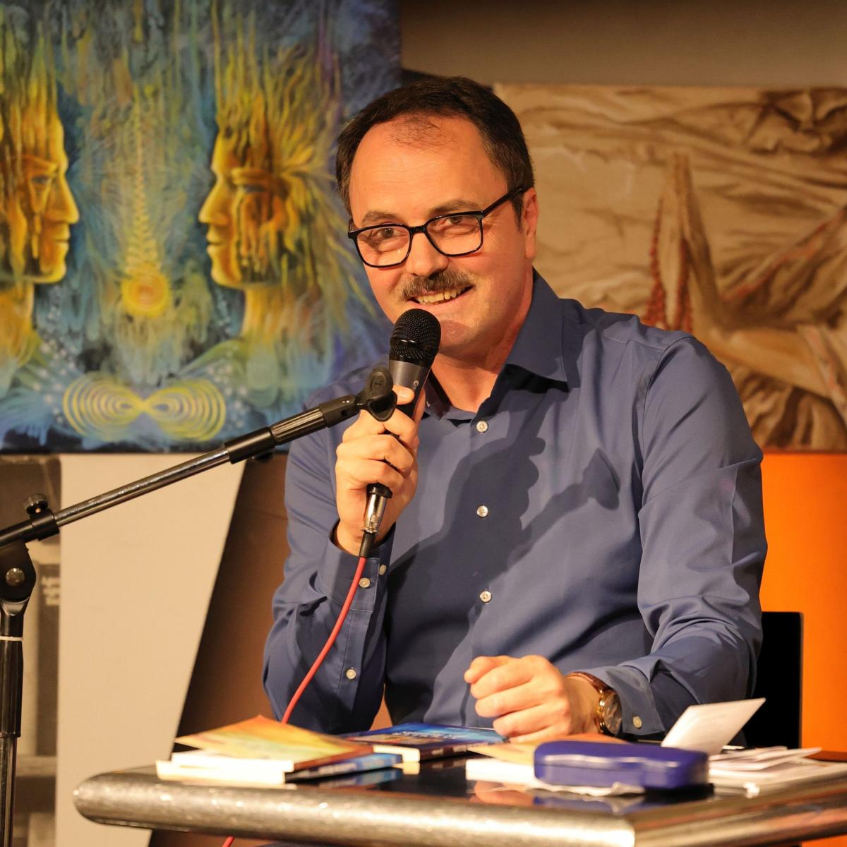 Foto nga ora letrare me Mark Klenk (27.04.2023)-Antoni 4-Copyright Peter Kogoj